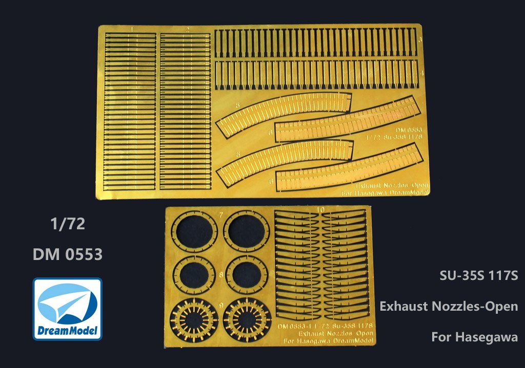 1/72 Su-35S 117S Exhaust Nozzles Open for Hasegawa - Click Image to Close