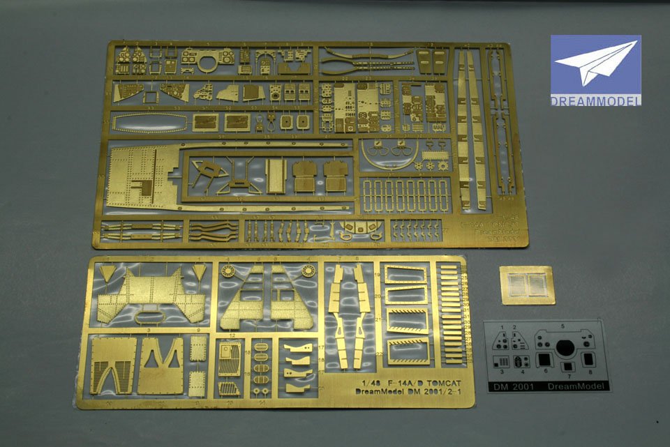 1/48 F-14A Tomcat Detail Up Etching Parts for Hasegawa - Click Image to Close