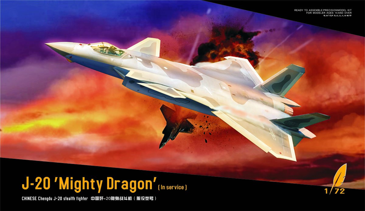 1/72 Chinese J-20 "Mighty Dragon" (in Service) - Click Image to Close