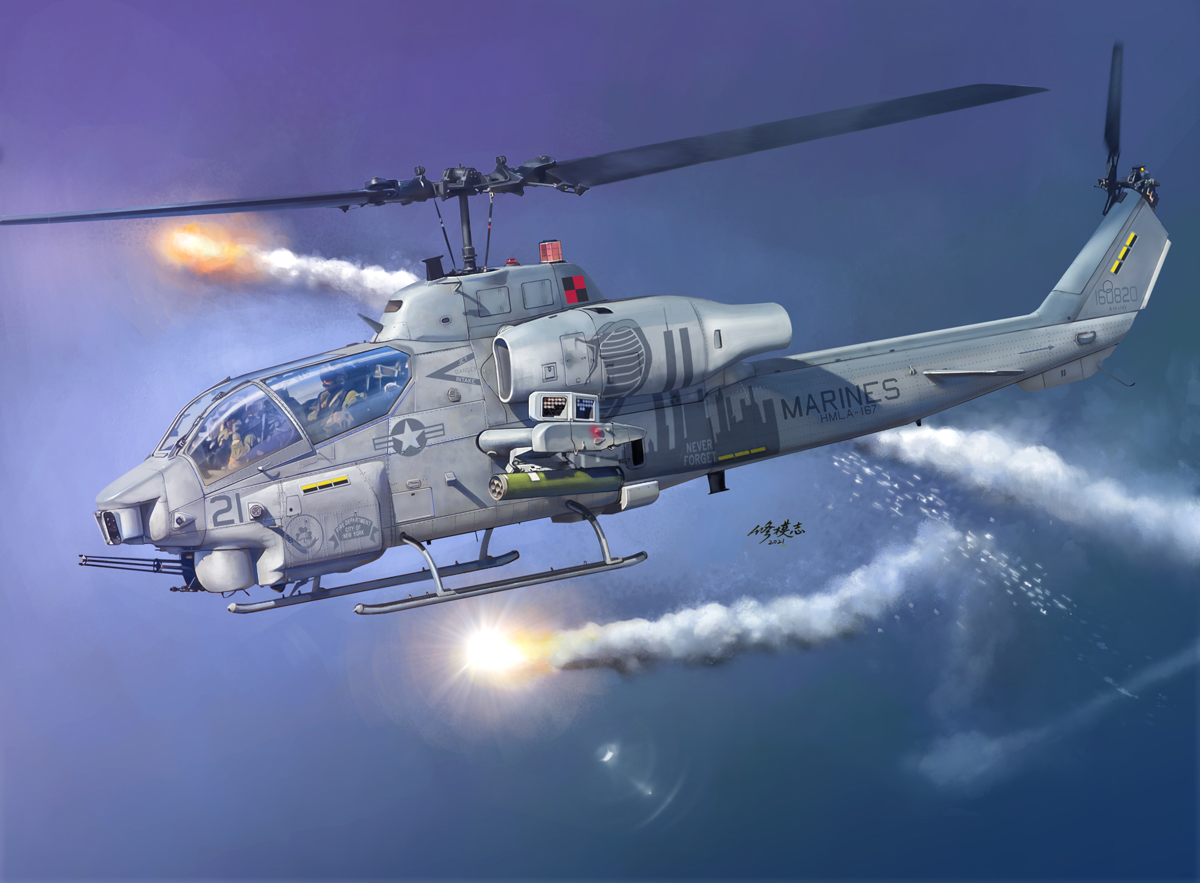 1/72 AH-1W "Super Cobra" Late Version - Click Image to Close