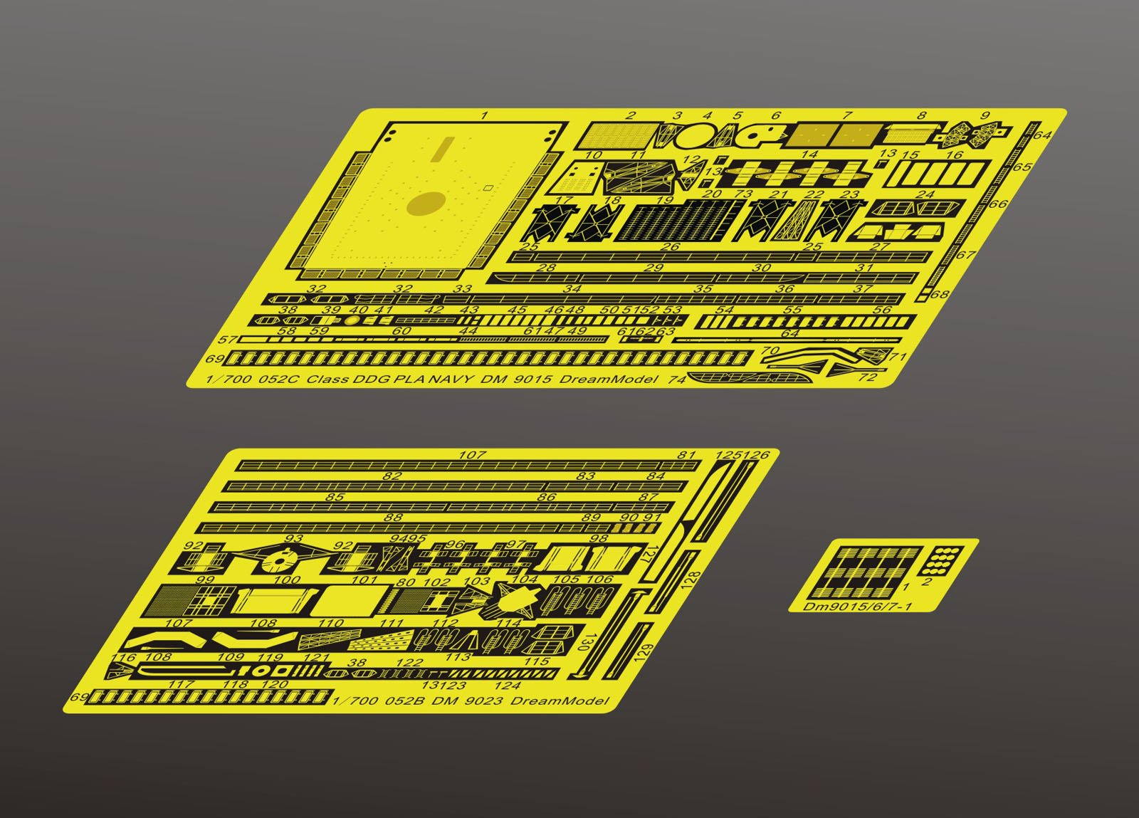 1/700 Type 052B/C Destroyer Detail Up Parts for Dream Model - Click Image to Close