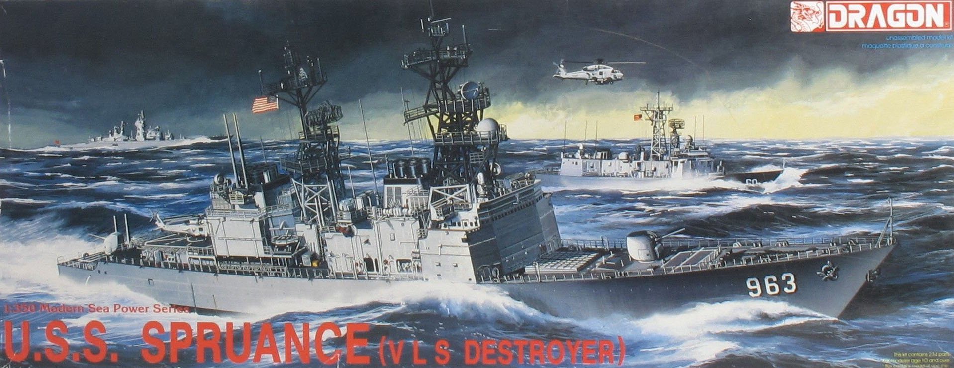 1/350 USS Spruance DD-963, Spruance Class Destroyer - Click Image to Close