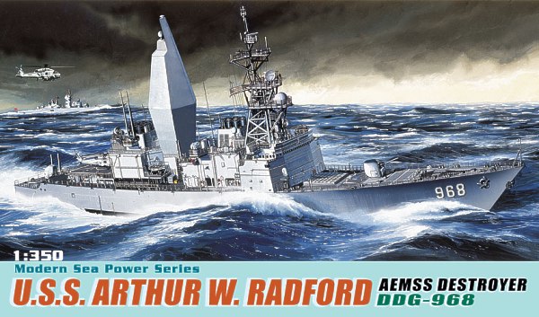 1/350 USS Destroyer DD-968 Arthur W. Radford, Aemss Class - Click Image to Close