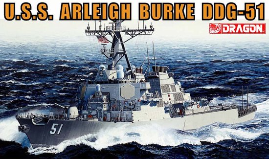 1/350 USS Destroyer DDG-51 Arleight Burke, Arleight Burke Class - Click Image to Close