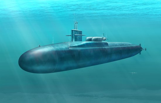 1/350 USS Florida SSGN-728, Ohio Class Strategic Submarine - Click Image to Close