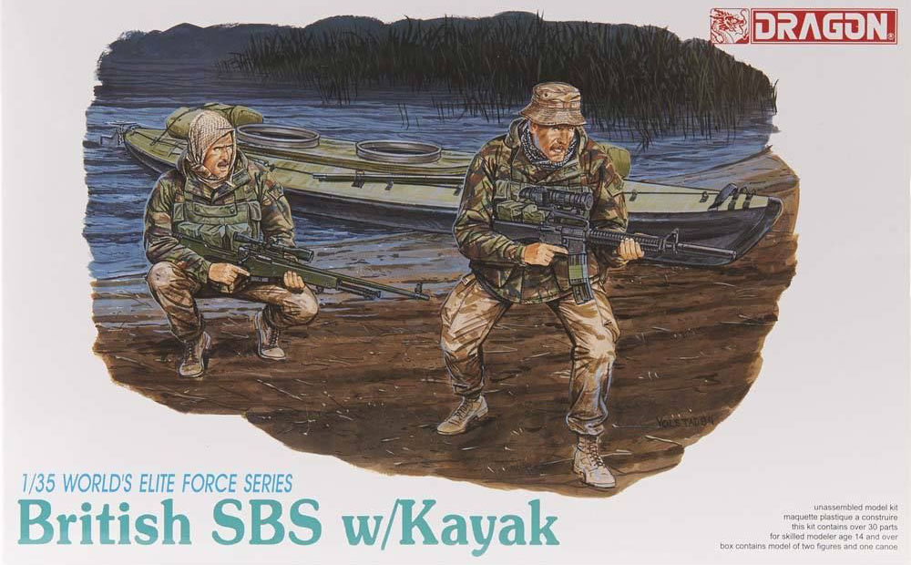 1/35 British SBS w/Kayak - Click Image to Close