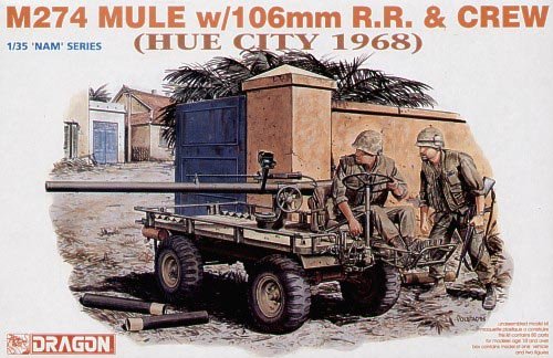 1/35 M274 MULE w/106mm R.R. & Crew, Hue City 1968 - Click Image to Close