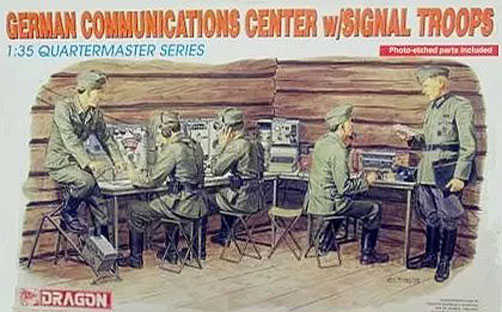 1/35 German Communication Center w/Sign - Click Image to Close