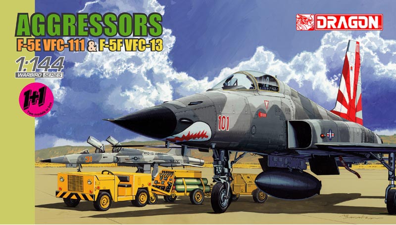 1/144 Aggressors F-5E VFC-111 & F-5F VFC-13 Tiger II - Click Image to Close