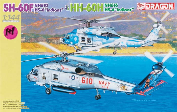 1/144 SH-60F "NH610" & HH-60H "NH616 HS-6 Indians" - Click Image to Close