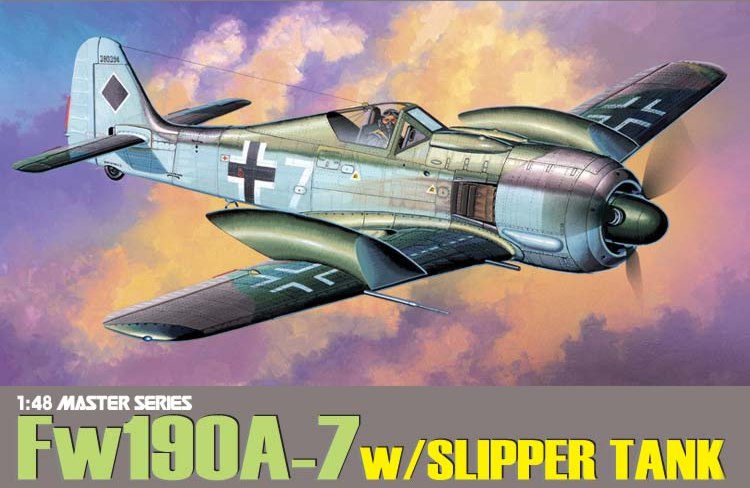 1/48 Focke-Wulf Fw190A-7 "Doppelreiter" w/ Slipper Tank - Click Image to Close