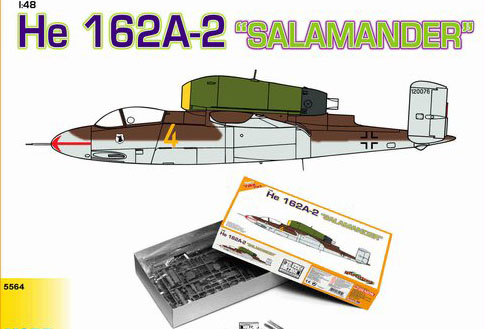 1/48 He162A-2 "Salamander" - Click Image to Close