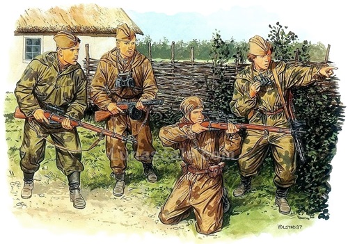 1/35 Red Army Scouts & Snipers - Click Image to Close