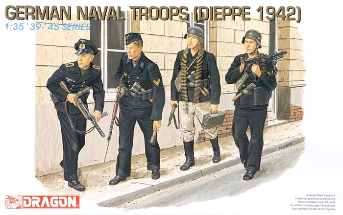 1/35 German Naval Troops, Dieppe 1942 - Click Image to Close