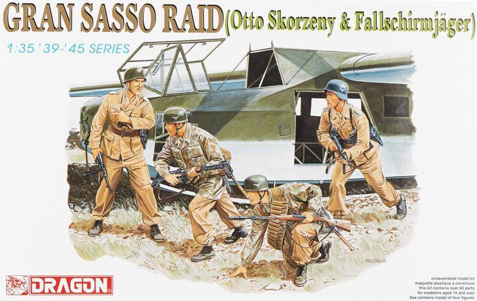 1/35 Gran Sasso Raid "Otto Skorzeny & Fallschirmjager" - Click Image to Close