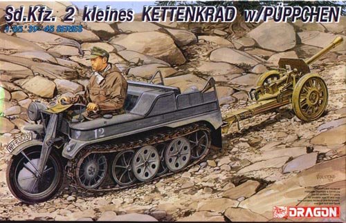 1/35 Sd.Kfz.2 Kleines Kettenkrad w/Puppchen - Click Image to Close