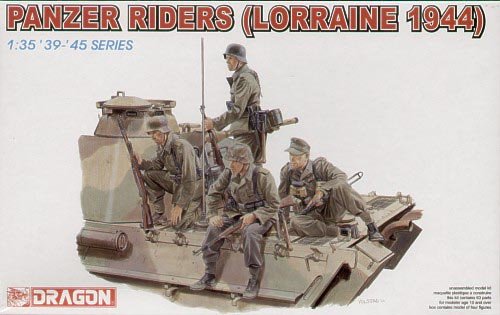 1/35 German Panzer Riders, Lorraine 1944 - Click Image to Close