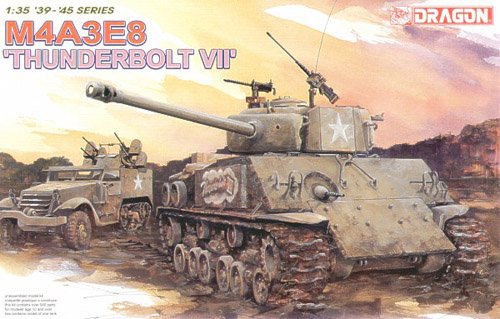 1/35 US Sherman M4A3E8 "Thunderbolt VII" - Click Image to Close