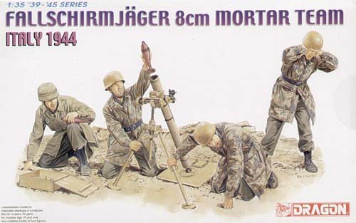 1/35 Fallschirmjager 8cm Mortar Team, Italy 1944 - Click Image to Close