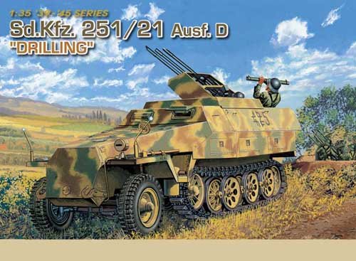 1/35 German Sd.Kfz.251/21 Ausf.D "Drilling" - Click Image to Close