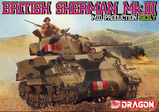 1/35 British Sherman Mk.III Mid Production "Sicily" - Click Image to Close