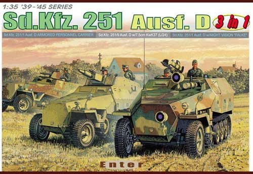 1/35 German Sd.Kfz.251 Ausf.D Half-Track - Click Image to Close