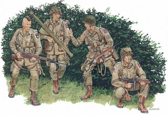 1/35 US Airborne "Screaming Eagles" Normandy 1944 - Click Image to Close