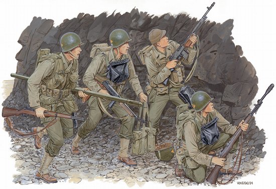 1/35 US Rangers, Normandy 1944 - Click Image to Close