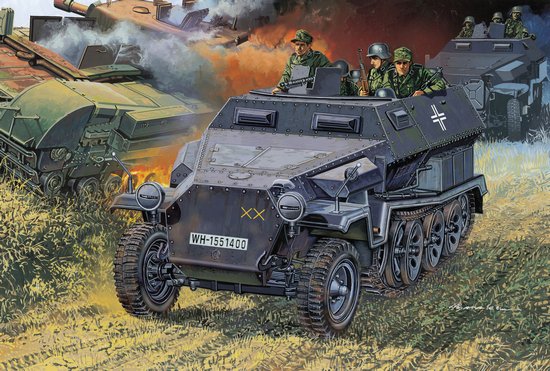 1/35 German Sd.Kfz.251/1 Ausf.C Half-Track Rivet Type - Click Image to Close