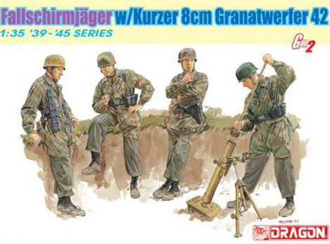 1/35 Fallschirmjager w/Kurzer 8cm Granatwerfer 42 - Click Image to Close