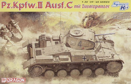 1/35 German Pz.Kpfw.II Ausf.C mit Zusatzpanzer - Click Image to Close
