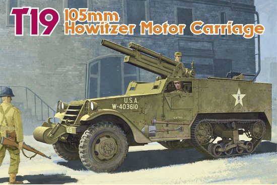 1/35 US T19 105mm Howitzer Motor Carriage - Click Image to Close