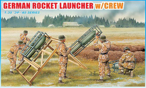 1/35 German Rocket Launcher w/ Crew - Click Image to Close