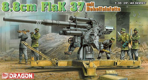 1/35 German 8.8cm Flak 37 mit Behelfslafette - Click Image to Close