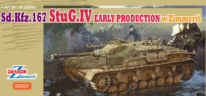 1/35 Sd.Kfz.167 StuG.IV Early Production w/ Zimmerit - Click Image to Close