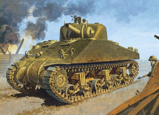 1/35 US Sherman M4 DV (Direct Vision) - Click Image to Close