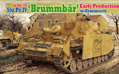 1/35 Sd.Kfz.166 Stu.Pz.IV "Brummbar" Early Production w/Zimmerit - Click Image to Close