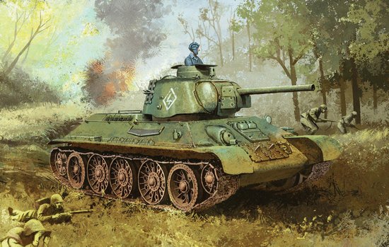 1/35 T-34/76 Mod.1943 "Formochka" w/Commander's Cupola - Click Image to Close