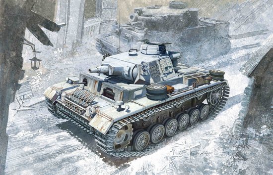 1/35 Pz.Kpfw.III Ausf.N w/Winterketten s.Pz.Abt.502, 1943 - Click Image to Close