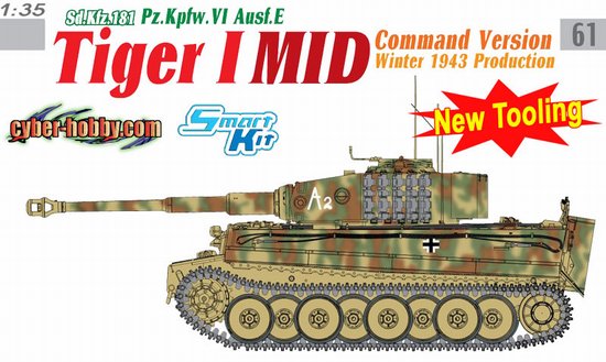 1/35 Sd.Kfz.181 Tiger I Mid Production Command Version 1943 - Click Image to Close