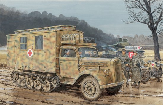 1/35 Sd.Kfz.3 Maultier Ambulance - Click Image to Close