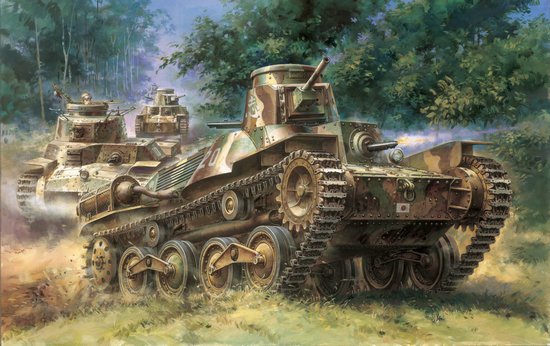 1/35 IJA Type 95 Light Tank "Ha-Go" Early Production - Click Image to Close