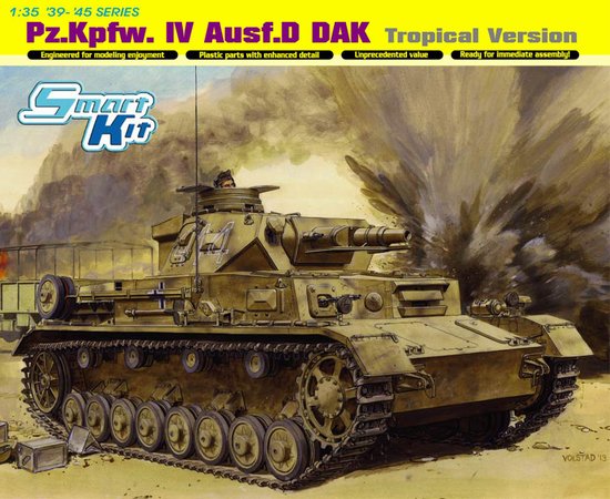 1/35 Pz.Kpfw.IV Ausf.D, DAK Tropical Version - Click Image to Close