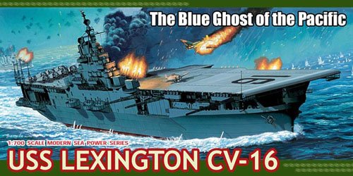 1/700 USS Lexington CV-16, Essex Class Aircraft Carrier - Click Image to Close