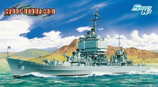 1/700 USS Nuclear-Powered Cruiser CGN-9 Long Beach - Click Image to Close
