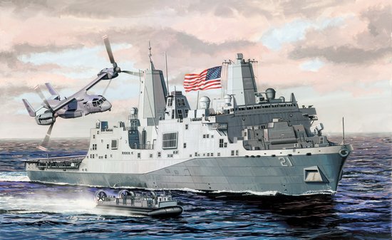 1/700 USS New York LPD-21, San Antonio Class Amphibious Vessel - Click Image to Close