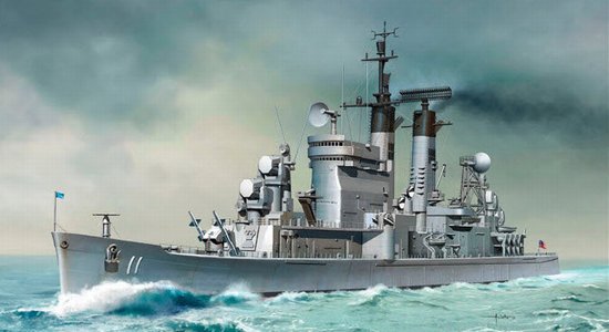 1/700 USS Chicago CG-11, Baltimore Class Heavy Cruiser - Click Image to Close