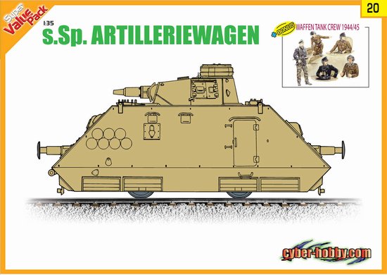 1/35 s.Sp.Artilleriewagen w/ Waffen Tank Crew - Click Image to Close