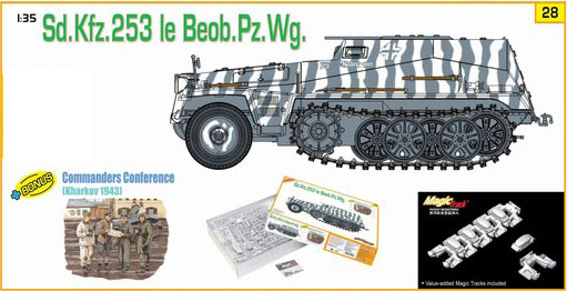 1/35 Sd.Kfz.253 le Beob.Pz.Wg. w/ Commander Conference Figures - Click Image to Close