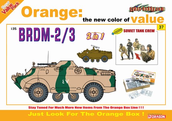 1/35 BRDM-2/3 w/ Soviet Tank Crew - Click Image to Close